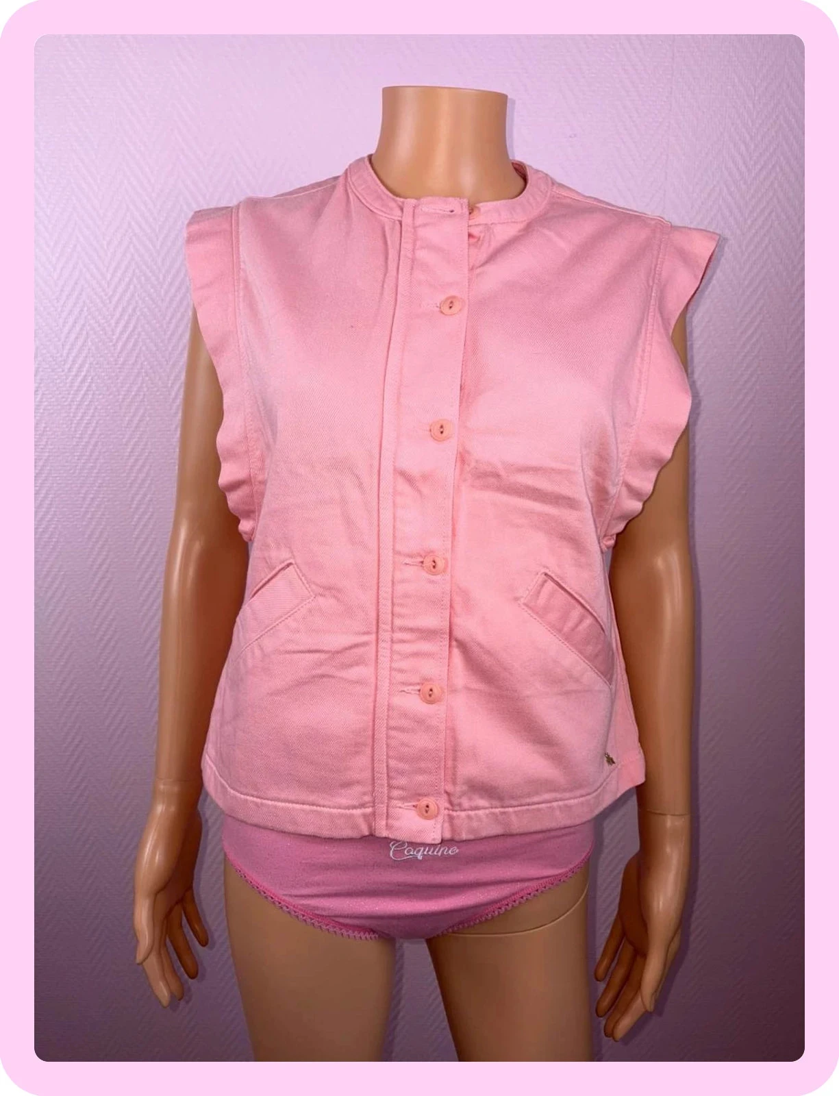 Veste sans manche des petits hauts taille 36 jamais msi – photo 2
